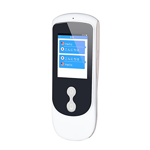 AIXUNYI Traductor Instantaneo de Voz, Traductor Electronico de Idiomas 39 idiomas Pantalla Táctil IPS de 2,4 Pulgadas WiF Traducción en Tiempo Real Portátil para Viaja Estudio Negocio Color Blanco AIXUNYI Traductor Instantaneo de Voz, Traductor Electronico de Idiomas 39 idiomas Pantalla Táctil IPS de 2,4 Pulgadas WiF Traducción en Tiempo Real Portátil para Viaja Estudio Negocio Color Blanco
