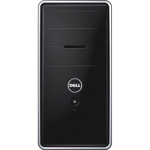 Equipo de sobremesa Dell Inspiron 3847, procesador Intel Core i7-4790 (caché de 8 M, hasta 4,0 GHz), 8 GB DDR3 RAM 1600 MHz, 1 TB 7200 rpm HDD, DVD/CD Drive, Bluetooth, HDMI, Windows 10, negro