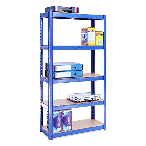 G-Rack 0020-1 Estantería de Almacenamiento, Acero Inoxidable con Recubrimiento de Polvo, Azul, 150cm x 75cm x 30cm G-Rack 0020-1 Estantería de Almacenamiento, Acero Inoxidable con Recubrimiento de Polvo, Azul, 150cm x 75cm x 30cm