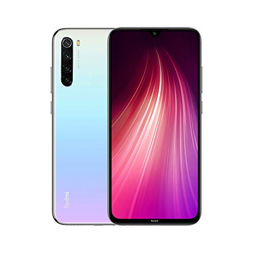 Global Xiaomi Redmi Note 8 4GB 64GB Smartphone Snapdragon 665 Octa Core 48MP Cámara Trasera cuádruple 6.3" 4000mAh 18W Cargador rápido【Versión Europea】 Blanco