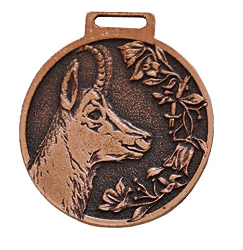GTK – Cuernos y trofeos de Madera de Cordero, Medalla Decorativa de Color Bronce, Premio, Peeling, verdura