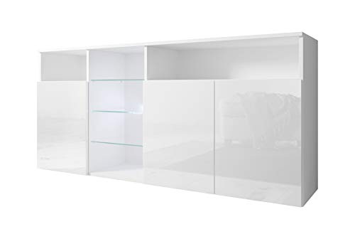 muebles bonitos Aparador Modelo Clark Color Blanco muebles bonitos Aparador Modelo Clark Color Blanco