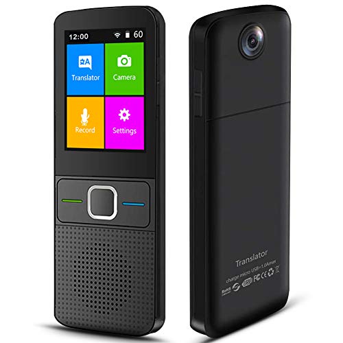 Traductor Instantaneo de Voz, Traductor Electronico de Idiomas con pantalla táctil, Traductor para todos los idiomas (138 idiomas) con cámara | Wi-Fi | Hotspot Traductor Instantaneo de Voz, Traductor Electronico de Idiomas con pantalla táctil, Traductor para todos los idiomas (138 idiomas) con cámara | Wi-Fi | Hotspot