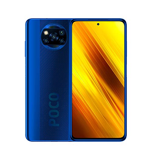 Xiaomi Poco X3 6GB RAM 128GB ROM Smartphone Qualcomm Snapdragon 732G 64MP Cámara Trasera Cuádruple Autofoto Cámara 20MP AI NFC Teléfono Móvil (Blue) Xiaomi Poco X3 6GB RAM 128GB ROM Smartphone Qualcomm Snapdragon 732G 64MP Cámara Trasera Cuádruple Autofoto Cámara 20MP AI NFC Teléfono Móvil (Blue)