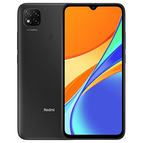 Xiaomi Redmi 9C Smartphone 3GB 64GB 6.53" HD+ Dot Drop display 5000mAh (typ) Desbloqueo facial con IA 13 MP AI Triple Cámara [versión en español] gris