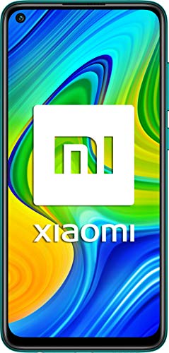 Xiaomi Redmi Note 9 - Smartphone con Pantalla FHD+ de 6.53" DotDisplay (4 GB+128 GB, Cámara cuádruple de 48 MP con IA, MediaTek Helio G85, Batería de 5020 mAh, 18 W de Carga rápida), Verde, V Española