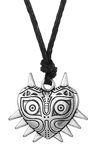 Collar con colgante de máscara de Majora inspirado en Dawapara de la leyenda de Zelda Pagan Wiccan Mascarilla para hombres y mujeres