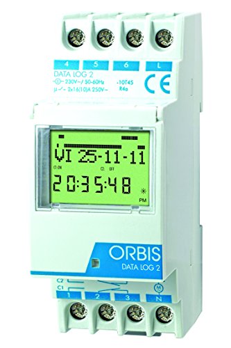 Orbis Data Log OB174012 - Interruptor horario digital de distribuidor, 230 V