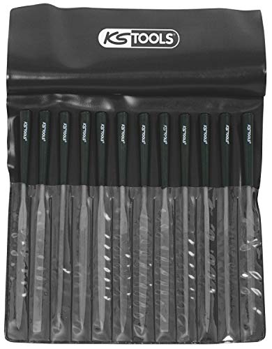 KS Tools 140.3050 Pack Juego de limas de Aguja (tamaño: 145 mm de Longitud), 145mm, Set de 12 Piezas KS Tools 140.3050 Pack Juego de limas de Aguja (tamaño: 145 mm de Longitud), 145mm, Set de 12 Piezas
