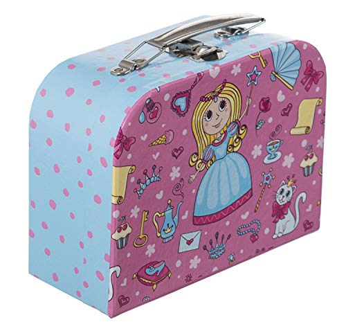 Bieco Kinderkoffer Rot mit weißen Punkten, Koffer aus Pappe, 25 cm, Metallgriff, für Kinder AB 3 Jahre Equipaje Infantil, 4 Liters, Rojo (Rot) Bieco Kinderkoffer Rot mit weißen Punkten, Koffer aus Pappe, 25 cm, Metallgriff, für Kinder AB 3 Jahre Equipaje Infantil, 4 Liters, Rojo (Rot)