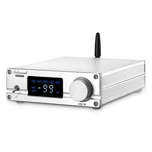 Nobsound NS-08P Pro - Preamplificador Digital Hi-Fi Bluetooth 5.0 (Preamplificador de Audio estéreo Home + Mando a Distancia por Infrarrojos)