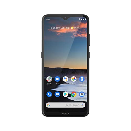 Nokia 5.3 -Smartphone de 6,55'' (4 GB RAM, 64 GB ROM, Cámara trasera de 13MP+5MP +2MP+2MP , Bateria 4000 mAh , Dual Sim) , Charcoal