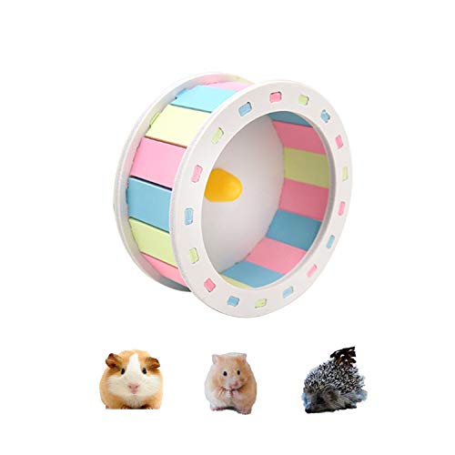 Rueda de hámster juguete DIY silenciosa jaula de ejercicio accesorio para hámster entretenimiento mantenerse saludable para hámsters, ratones y otras mascotas pequeñas Rueda de hámster juguete DIY silenciosa jaula de ejercicio accesorio para hámster entretenimiento mantenerse saludable para hámsters, ratones y otras mascotas pequeñas
