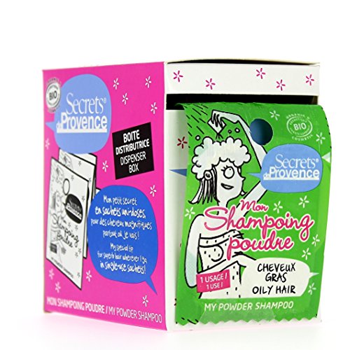 Champú Orgánico en Polvo Monodosis - Arcilla Verde para Cabello Graso - 12 sobres x 1 gr. - Secrets de Provence Champú Orgánico en Polvo Monodosis - Arcilla Verde para Cabello Graso - 12 sobres x 1 gr. - Secrets de Provence