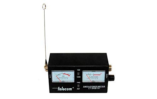 DF2461 Medidor Roe y watímetro para CB 27 MHz Y 2 Metros VHF, con 2 Instrumentos y Escala de Potencia 10/100 Watios DF2461 Medidor Roe y watímetro para CB 27 MHz Y 2 Metros VHF, con 2 Instrumentos y Escala de Potencia 10/100 Watios