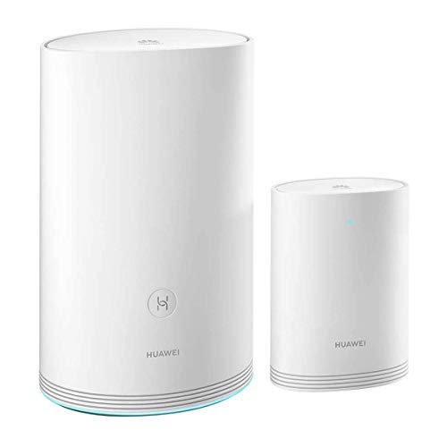 HUAWEI Wi-Fi Q2 Pro (1 Base + 1 Satélite) - Sistema de Wi-Fi en casa, Gigabit Powerline, Puertos GE completos, Roaming sin interrupciones, optimización de Wi-Fi de 5 GHz, Baja latencia, Plug & Play