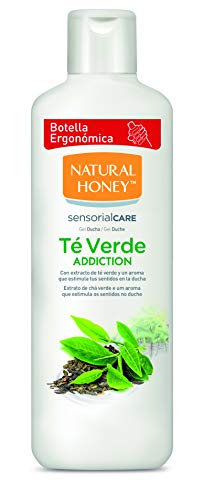 Natural Honey Té Verde - Jabon suave para manos y cuerpo, lava y desinfecta las manos, pack 4 x 650 ml (2600 ml Total)