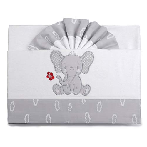 PEKITAS Bebe Juego De Sábanas Franela Conjunto 3 Pcs Cuna 60X120 100% Algodón Gris HECHO EN PORTUGAL PEKITAS Bebe Juego De Sábanas Franela Conjunto 3 Pcs Cuna 60X120 100% Algodón Gris HECHO EN PORTUGAL