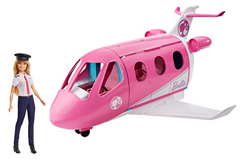 Barbie Avión de tus sueños, avión de juguete con muñeca y accesorios para muñecas (Mattel GBJ33) Barbie Avión de tus sueños, avión de juguete con muñeca y accesorios para muñecas (Mattel GBJ33)