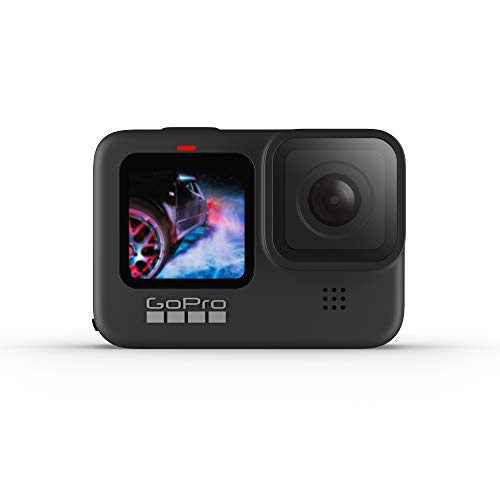 GoPro HERO9 Black - Cámara de acción Sumergible con Pantalla LCD Delantera y Pantalla táctil Trasera, vídeo 5K Ultra HD, Fotos de 20 MP, transmisión en Directo en 1080p, Modo Webcam y estabilización GoPro HERO9 Black - Cámara de acción Sumergible con Pantalla LCD Delantera y Pantalla táctil Trasera, vídeo 5K Ultra HD, Fotos de 20 MP, transmisión en Directo en 1080p, Modo Webcam y estabilización