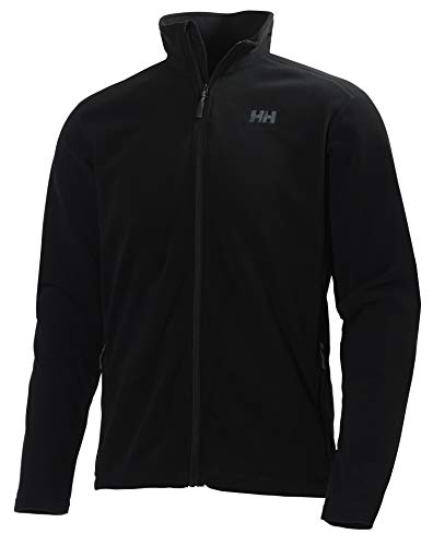 Helly Hansen Daybreaker Fleece Jacket Chaqueta con Forro Polar para Hombres, con tecnología Polartec y diseñada para Cualquier Actividad Casual o Deportiva, Negro, L