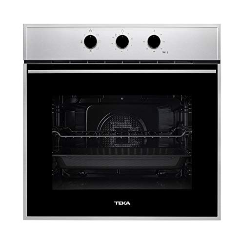 TEKA Horno Multifunción | 60 cm | Modelo HSB 615 | Sistema de Limpieza Hydroclean Eco | Eficiencia Energética A | Acero Inoxidable, Gris, 595 X 595 X 537