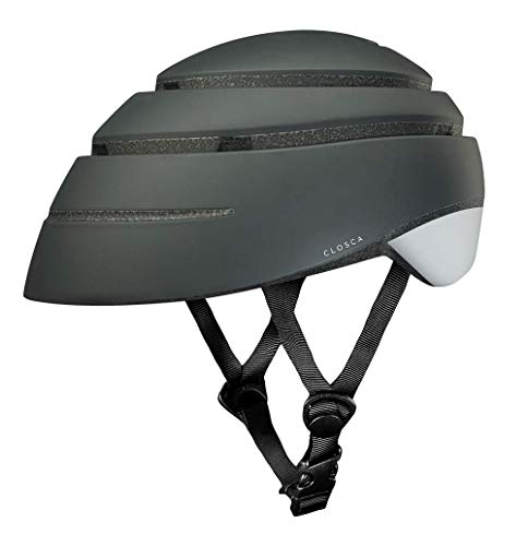 Closca Casco de Bicicleta para Adulto, Plegable Helmet Loop. Casco de Bici y Patinete Eléctrico/Scooter para Mujer y Hombre Unisex. Negro/Blanco, Talla M Closca Casco de Bicicleta para Adulto, Plegable Helmet Loop. Casco de Bici y Patinete Eléctrico/Scooter para Mujer y Hombre Unisex. Negro/Blanco, Talla M