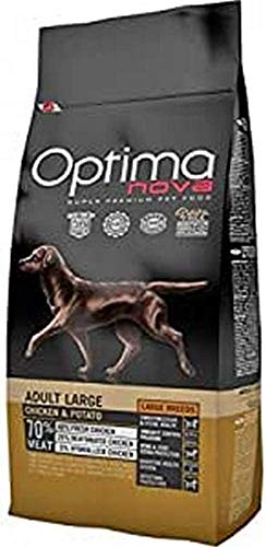 Optima Nova - Pienso para perros adultos grandes grain free pollo y patata 12 kg Optima Nova - Pienso para perros adultos grandes grain free pollo y patata 12 kg