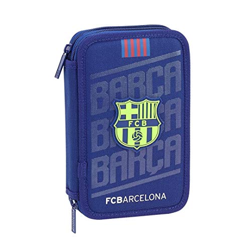 Safta- Estuche Fútbol Club Barcerlona, Color Azul, 20 cm (411826854)