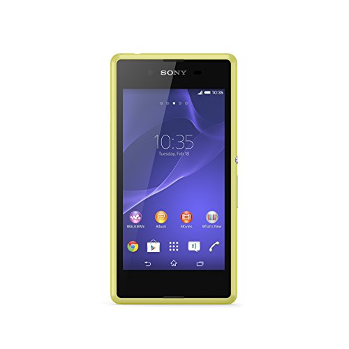 Sony Ericsson Xperia E3 - Smartphone libre Android (pantalla 4.5", cámara 5 Mp, 4 GB, Quad-Core 1.2 GHz, 1 GB RAM), amarillo