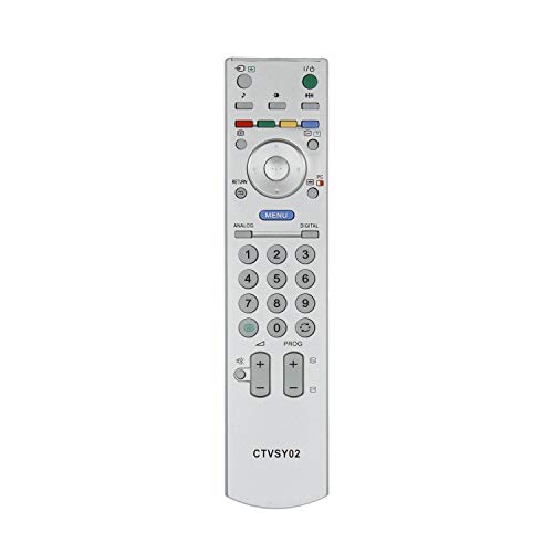 Common TV CTVSY02, Mando a Distancia Universal (Compatible con Televisores Sony), Gris