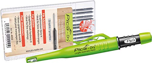 Pica-Marker - Pica-Dry - Marcador Automático de Larga duración 3030 - Paquete con 10 marcadores de grafito 4050