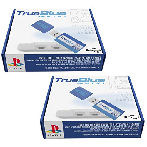 Rolanli 2 Piezas True Blue, True Blue Mini Crackhead Pack + Mini Meth Pack para Playstation Classic