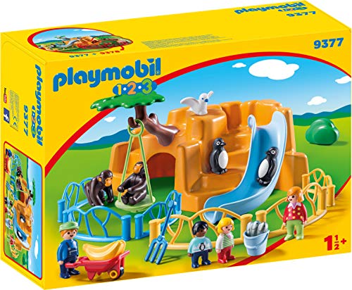 PLAYMOBIL- 1.2.3 Zoo Juguete, Multicolor (geobra Brandstätter 9377) PLAYMOBIL- 1.2.3 Zoo Juguete, Multicolor (geobra Brandstätter 9377)