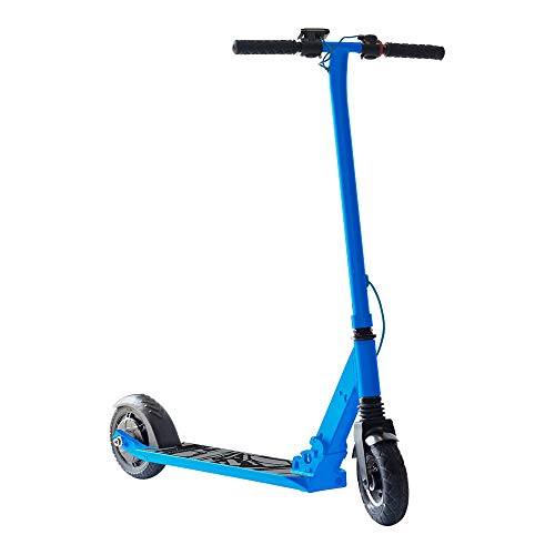 SmartGyro Xtreme XD Patín eléctrico para niños y jóvenes, ruedas 8", 3 velocidades, plegable, ligero, autonomía de 18 Km, batería de litio, freno eléctrico, Scooter, luces traseras, Azul