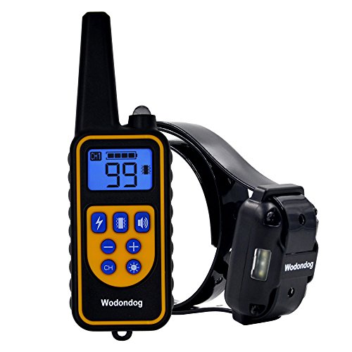 Wodondog Collar de Adiestramiento para Perros con Control a Distancia 300 Metros Wodondog Collar de Adiestramiento para Perros con Control a Distancia 300 Metros