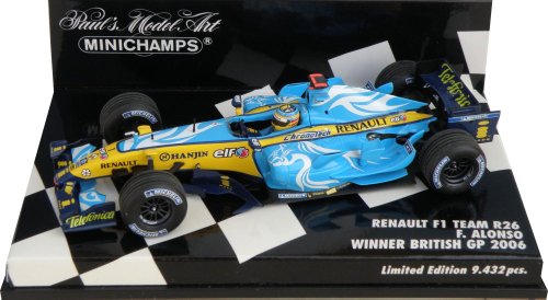 Minichamps Renault F1 R26'06 GP Gran BRETAÑA, (F. Alonso)