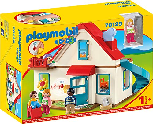 PLAYMOBIL 1.2.3 Casa, con Timbre Real y Efecto de Sonido, A partir de 18 Meses (70129) PLAYMOBIL 1.2.3 Casa, con Timbre Real y Efecto de Sonido, A partir de 18 Meses (70129)