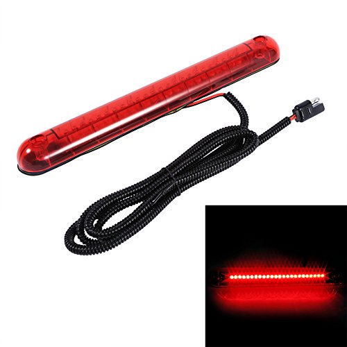 Luz de Freno Adicional, Tercera Luz de Freno Led, Faro Trasero Universal para Coche con 24 LED, Luz Trasera Como Tercer Freno y Parada,12V Luz de Freno Adicional, Tercera Luz de Freno Led, Faro Trasero Universal para Coche con 24 LED, Luz Trasera Como Tercer Freno y Parada,12V
