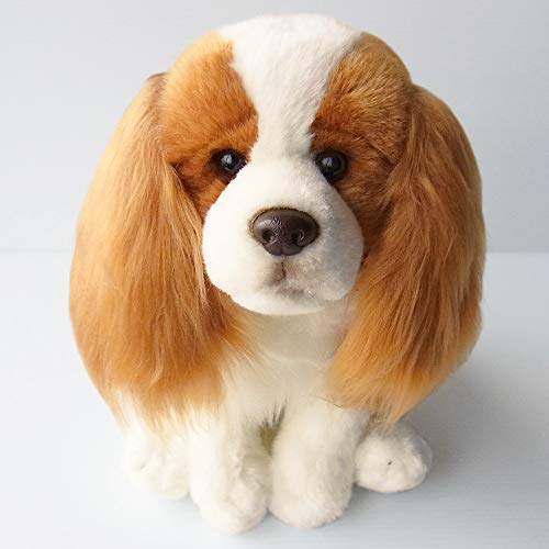 Cavalier King Charles Spaniel Dog (Blenheim) Floppy Soft Cuddly Toy 12 Inch