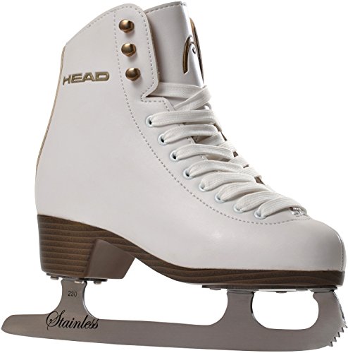 Head Eiskunstlaufschlittschuhe Donna Figure Skate - Patines de Patinaje sobre Hielo, Color Blanco, Talla 36