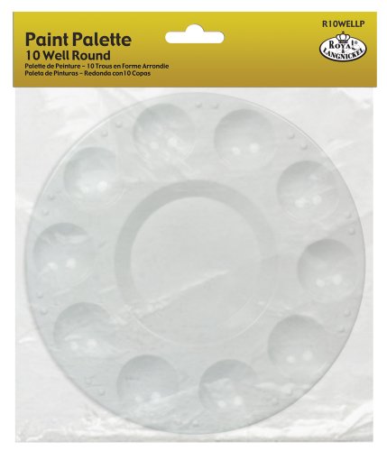 Royal & Langnickel R10WELLP - Paleta redonda de pinturas, de plástico