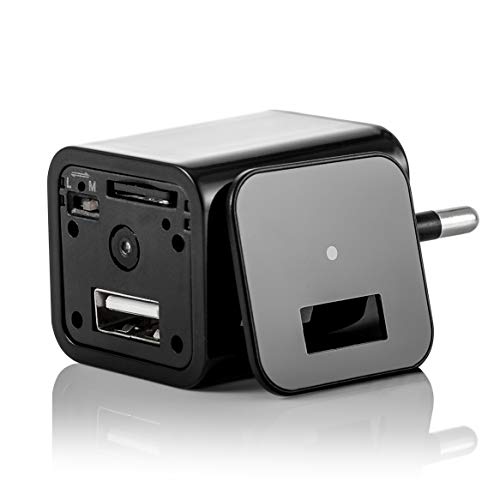 Cámara oculta con detector de movimiento, el maniquí cargador dispone de una mini cámara de vigilancia Full HD 1080P integrada que realiza grabaciones de vídeo con sonido (Trajeta SD Incluida - 32GB) Cámara oculta con detector de movimiento, el maniquí cargador dispone de una mini cámara de vigilancia Full HD 1080P integrada que realiza grabaciones de vídeo con sonido (Trajeta SD Incluida - 32GB)