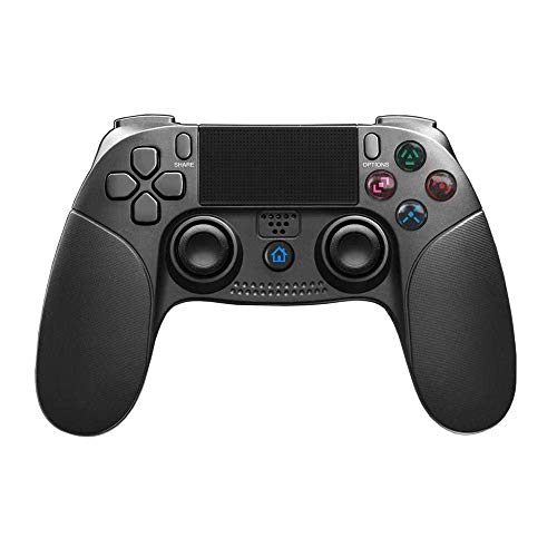 JFUNE PS4 Mando Inalámbrico para Playstation 4, Controlador para PS4/PS3, Wireless Dual Vibration Shock Game Controller - 2019 Nueva Versión (PS4 Mando Nueva Versión)