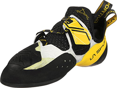 La Sportiva 20G000100, Zapatos de Escalada Unisex Adulto, White Yellow, 43 EU