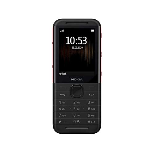 Nokia 5310 - Teléfono móvil de 2,4" (8 MB RAM, 16 MB ROM, Cámara VGA, Batería 1200mAh), Negro/Rojo