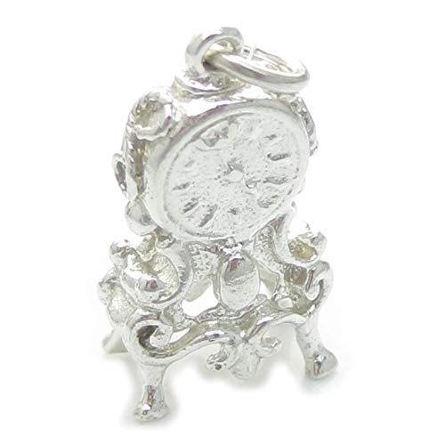 Reloj De Sobremesa dije plata esterlina .925 x 1 Mesa Relojes charms EC71