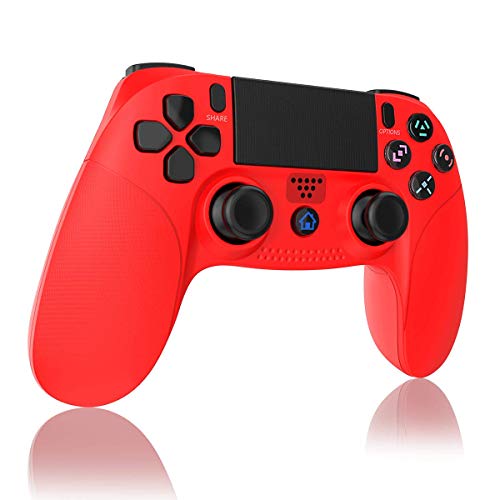 TUTUO Mando para PS4, Inalámbrico Gamepad Wireless Bluetooth Controlador Controller Joystick con Vibración Doble Remoto Compatible con Playstation 4/PS4 Slim/Pro and PS3