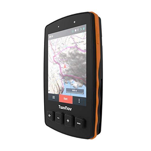 TwoNav - GPS Trail 2 - Senderismo Trekking / 4 Botones Frontales/Pantalla 3.7" / Autonomía 20 h/Memoria 32 GB/Tarjeta SIM/Mapa topográfico Incluido