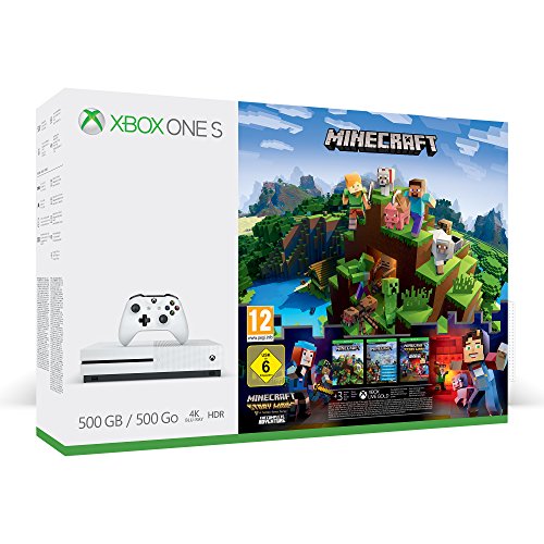 Xbox One - Consola S De 500 GB + Minecraft +3M Live Gold